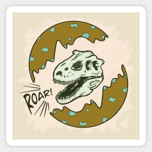 Happy eastrawr dinosaur Sticker